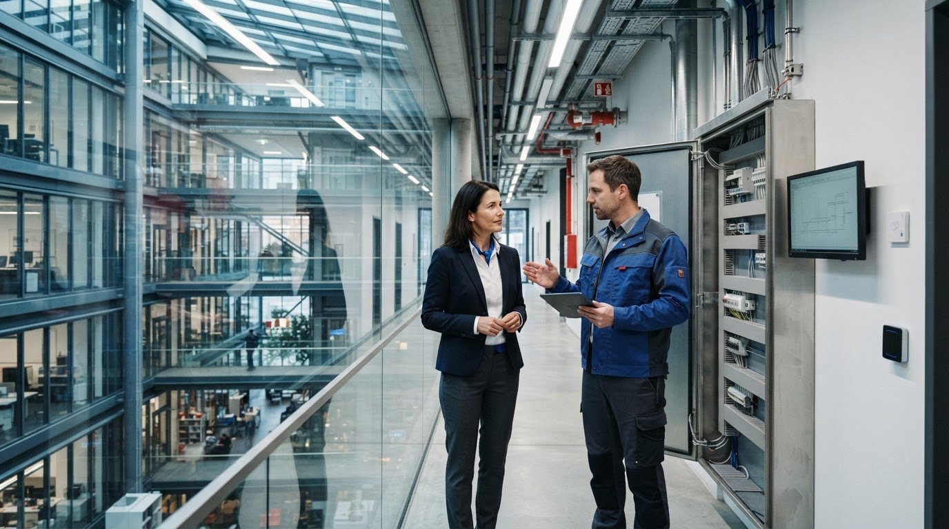 Ein Ansprechpartner im Facility Management für Gewerbeobjekte