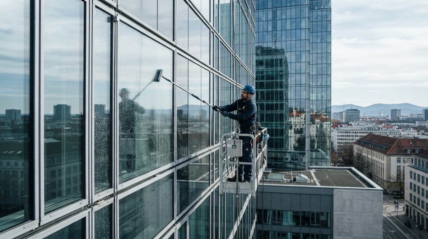 Glasreinigung in München für Haushalte und Gewerbe