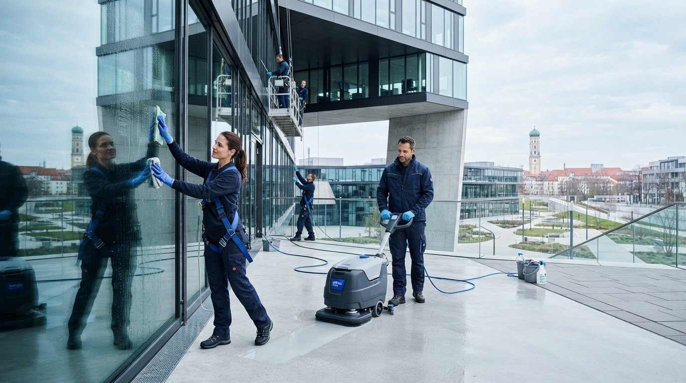 Gebäudereinigung für Büros, Gewerbe und Industrie in Augsburg